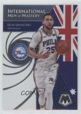2019-20 Panini Mosaic International Men of Mastery Ben Simmons #3 n1u