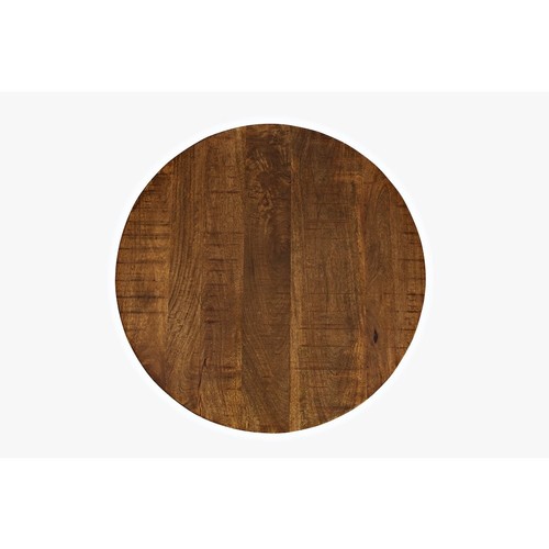 Global Archive Hand Carved Solid Mango Wood Pedestal Table - Picture 8 of 12