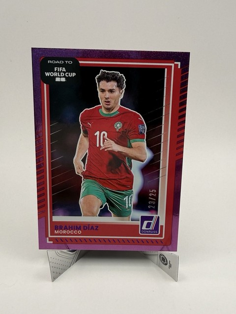 2025-26 Panini Donruss Road to FIFA World Cup 26' Brahim Diaz Purple #/25