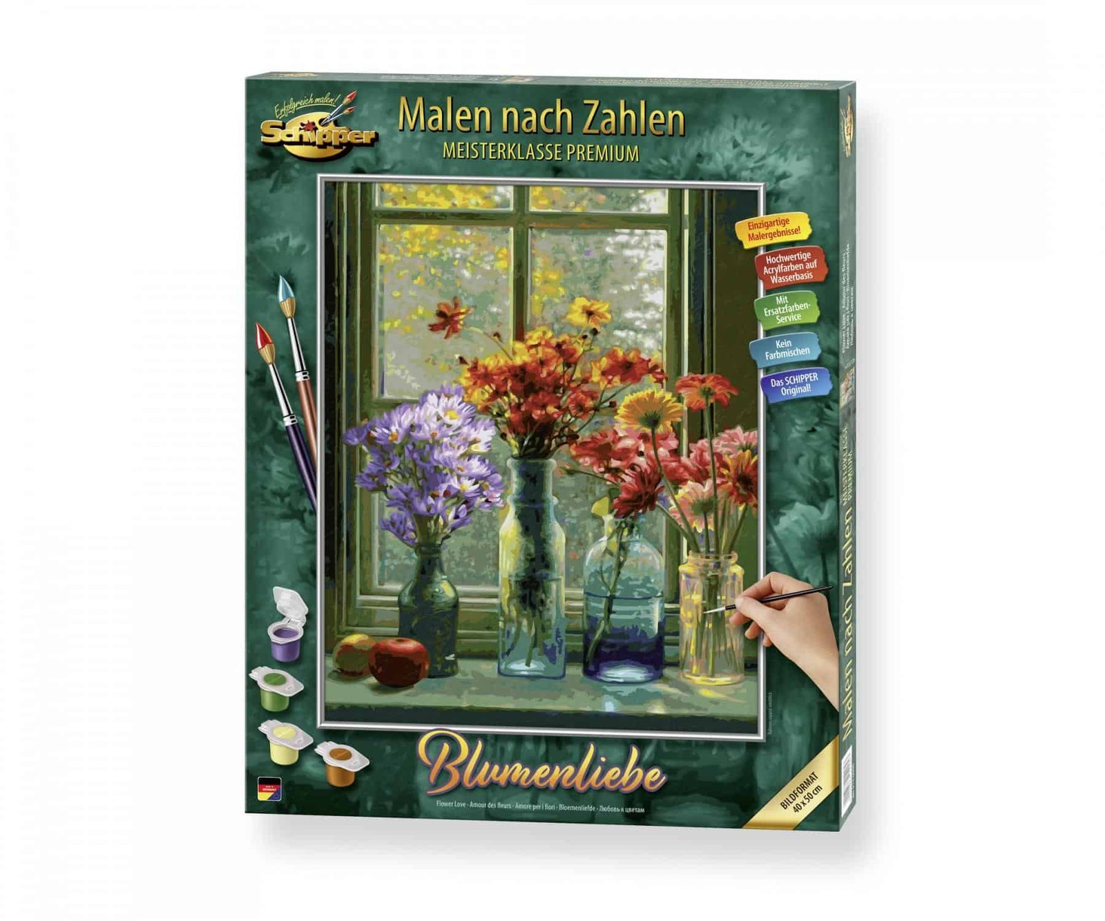 Painting by numbers Schipper 40x50cm - Flower Love