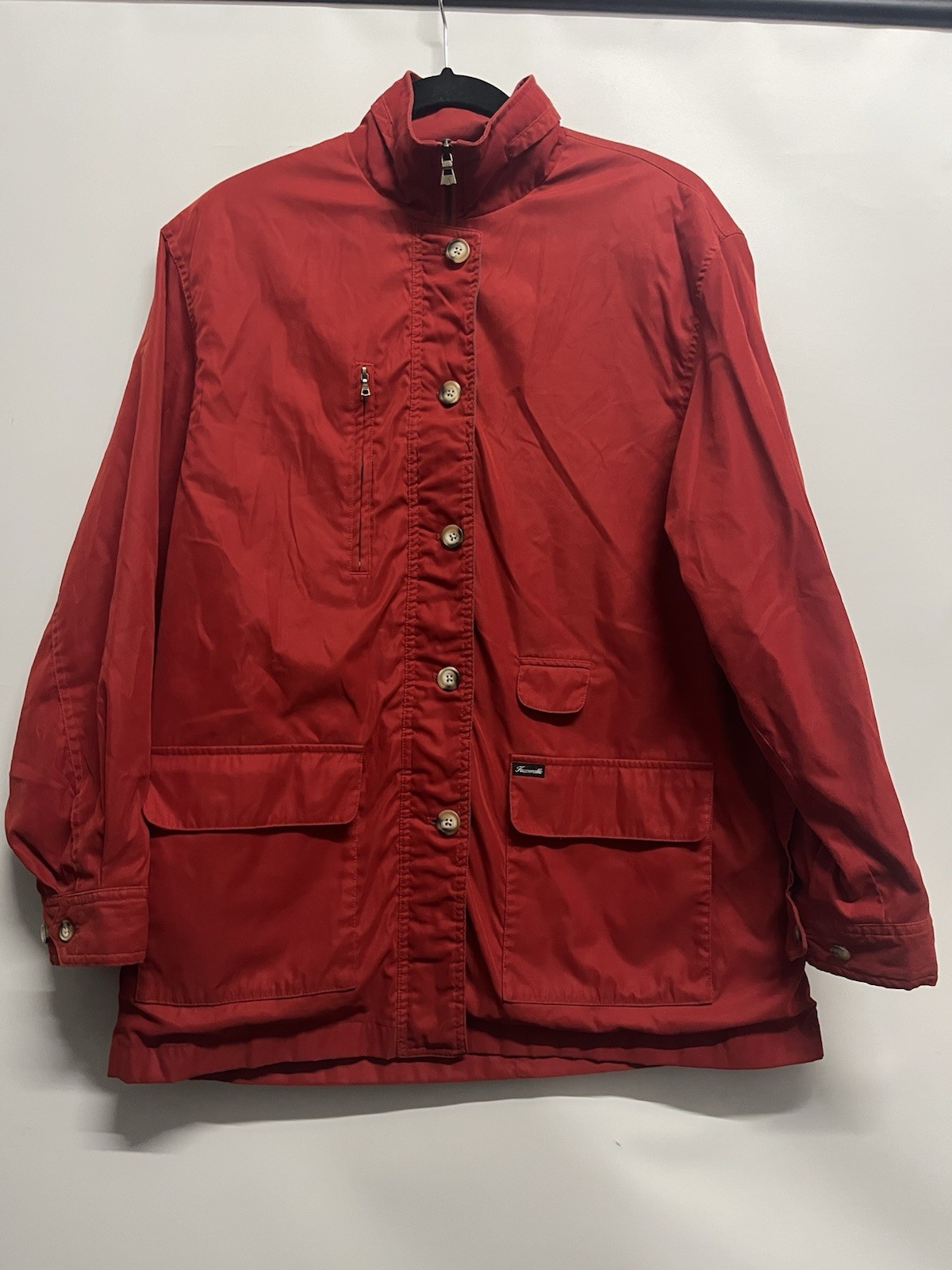 Faconnable Jacket Men Medium Polyester-Nylon Red … - image 3