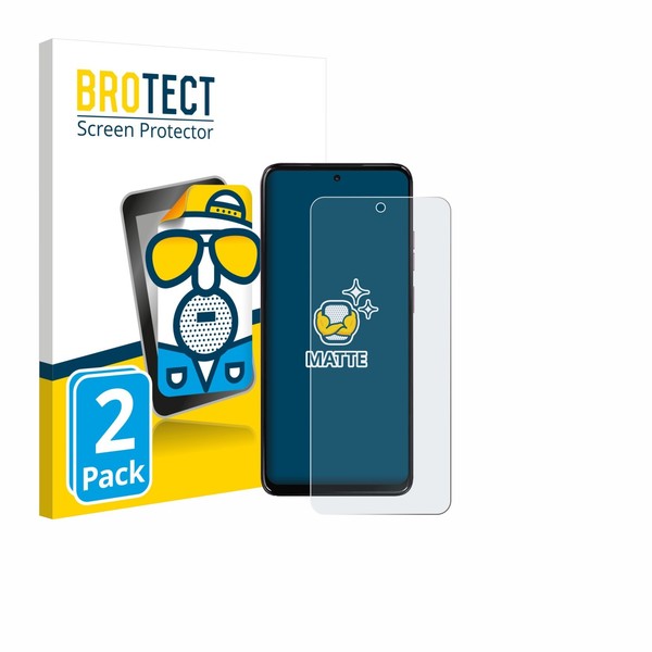 2X Displayschutzfolie Matt FüR Motorola Moto G17 Antireflektierend-image
