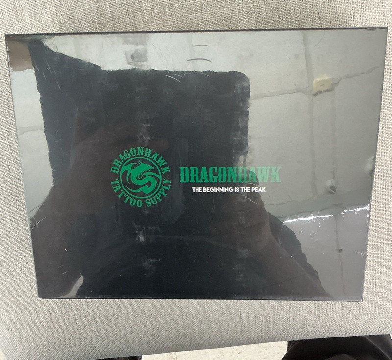 Dragonhawk The Beginning Is the Peak Complete Tattoo Kit, Black/Green