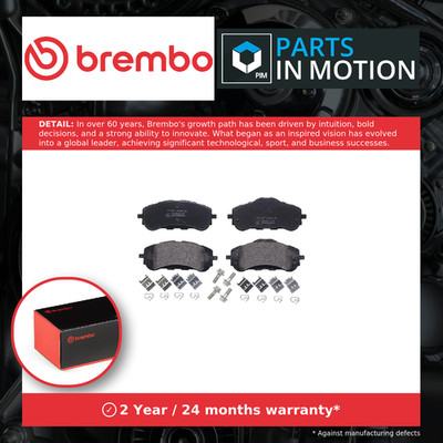 Brake Pads Set fits PEUGEOT RIFTER Front 2021 on ZKX(ZK01) Brembo 1610428780 New