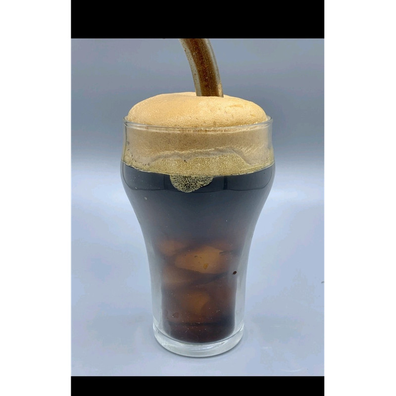 Coca-Cola Classic Soft Drink Display Pouring Can and Glass Decorative Item