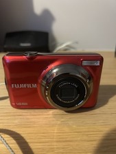 Fujifilm JV300 Digital Camera 14MP 3x Optical Zoom Red Compact Camera