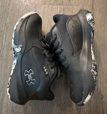 Under Armour Little Kids Black Lockdown 7 Basketball Shoe Size 13k