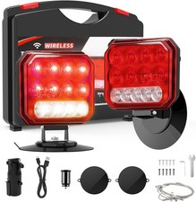 Wireless Trailer Lights Wireless Magnetic Trailer Lights – Rechargeable LED TailLight Kit For Trailer