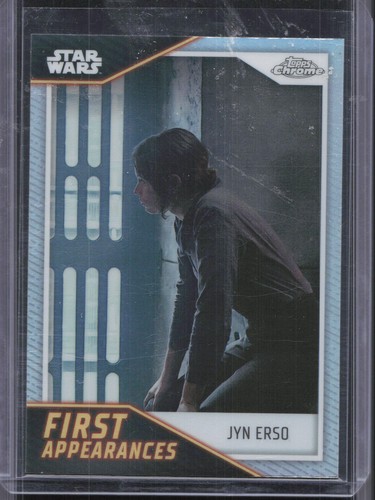 Jyn Erso [Gold Refractor] #FA-19 Star Wars 2023 Topps Chrome First Appearance card