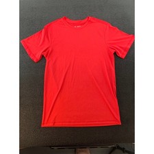 Majestic Kids Red Evolution Tee Coolbase Short Sleeve Athletic T-Shirt VXL
