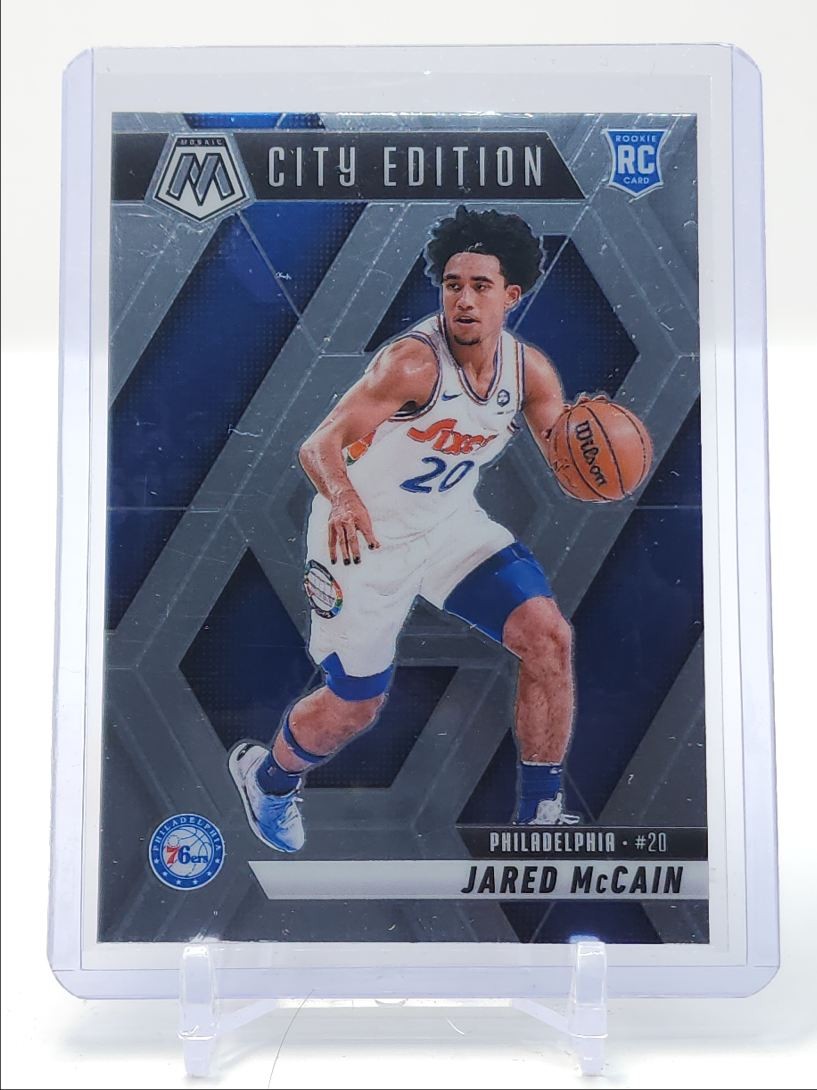 JARED MCCAIN 2024-25 MOSAIC CITY EDITION ROOKIE BASKETBALL 76ERS RC Q4641