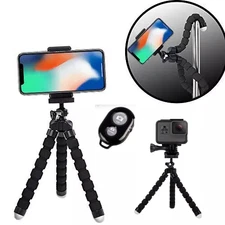 1x Selfie Stick Tripod Phone Holder with Remote Universal Gopro Camera Stand