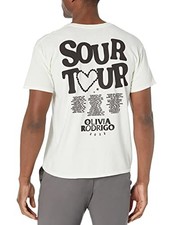 WHITE - OLIVIA RODRIGO UNISEX ADULT BUTTERFLY HALO TOUR TEE