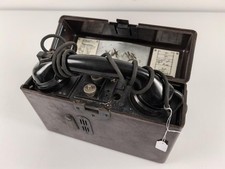 Feldfernsprecher 33 Wehrmacht, datiert 1940. Funktion nicht geprüft