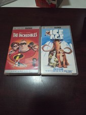 Sony PSP Portable Ice Age and Incredibles UMD movies, Nice shape