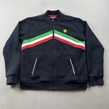 Scuderia Ferrari Jacket Track Youth 11/12 Black Puma Racing Formula 1 F1 Car Zip