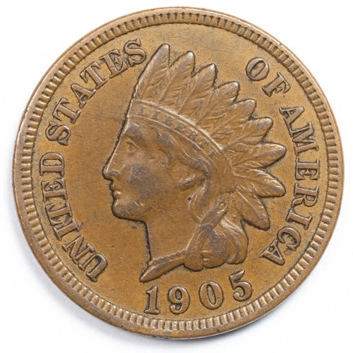 1905 Indian Head Penny Cent Extremely Fine (XF)
