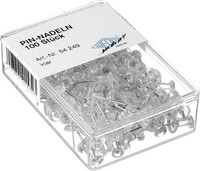 Wedo Pinnwand Nadeln Glasklar 100 StüCk