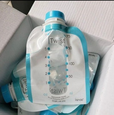 Kindle Twist Individual Breast Milk Packets, Total Of 55 Pouches