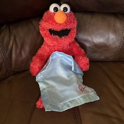 Sesame Street Peek-A-Boo Elmo Animated Talking Plush With Blanket ARMS DONT MOVE