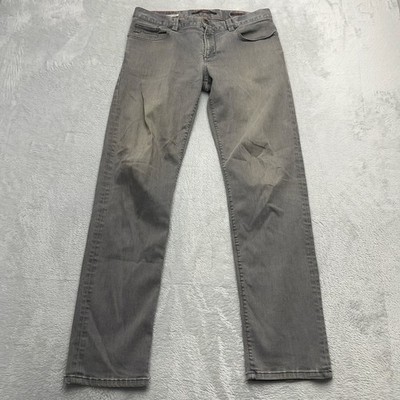 Alberto Luxury T400 DS Duel FX Denim Jeans Mens 31x32 Gray Cotton Regular Slim
