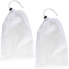 U.S. Pool Supply Replacement Pool Jet Vacuum Bag, 2 Pack - Universal Fit Leaf an