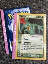 Treecko Pokémon Debit Credit Card Skin - Small Chip - Matte