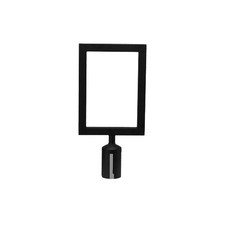 Winco CGSF12K 8 3/4 in x 17 in Sign Holder for Stanchion Top