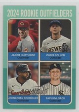 2024 Heritage High Number Aqua Border Jacob Hurtubise Johnathan Rodriguez 19yg