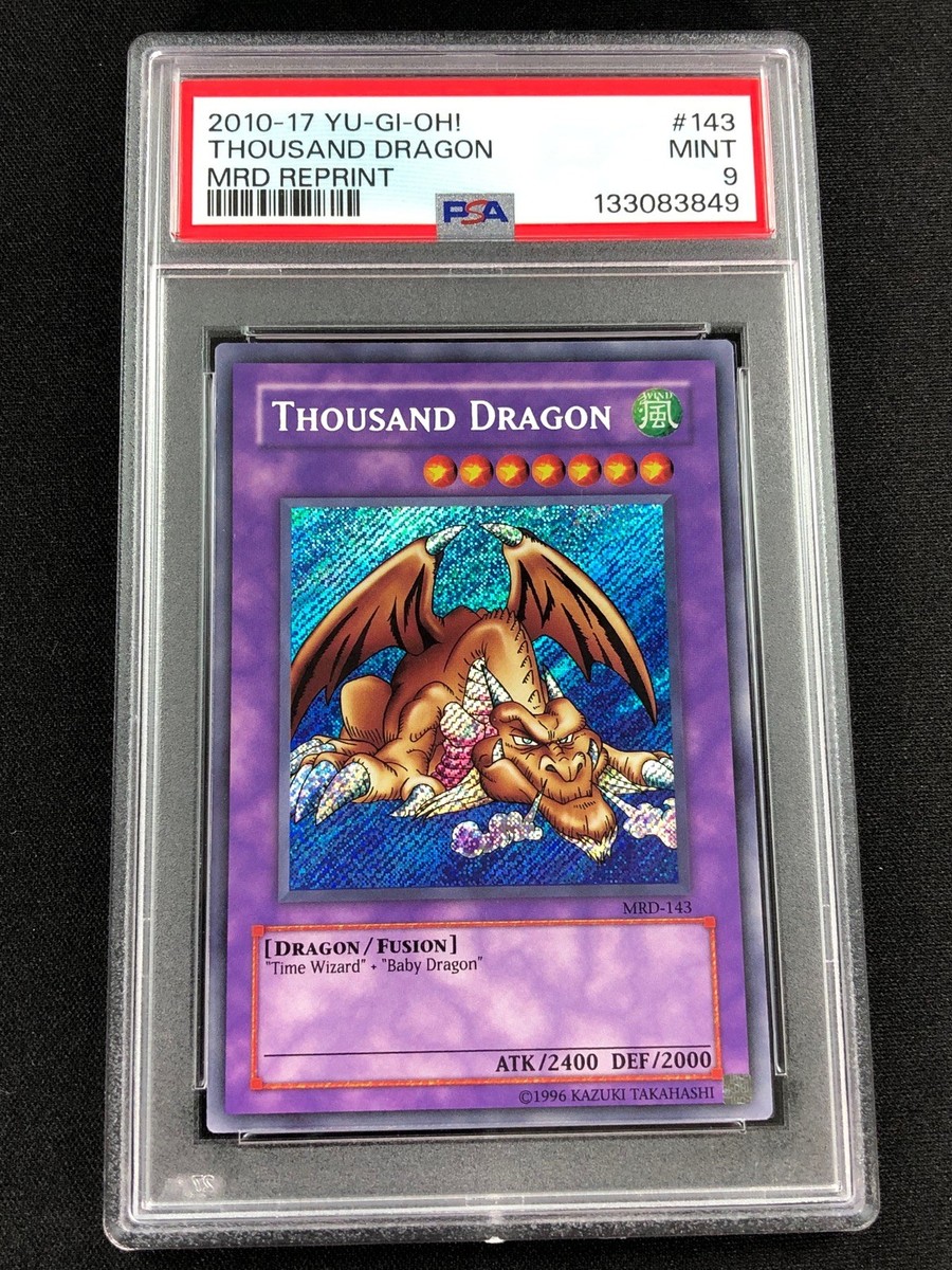 Yugioh 2010 Thousand Dragon MRD-143 PSA 9 Secret Rare | eBay