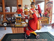 1960'S CYCLING DADDY BATTERY OPERATED TOY  BANDAI JAPAN WORKING  VIDEO