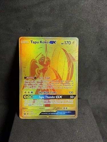 Tapu Koko GX SV93/SV94 Hidden Fates: Shiny Vault Holo Pokemon TCG