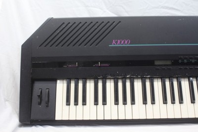 Rare KURZWEIL K1000 Keyboard Synthesizer tested good 76 key 1980s