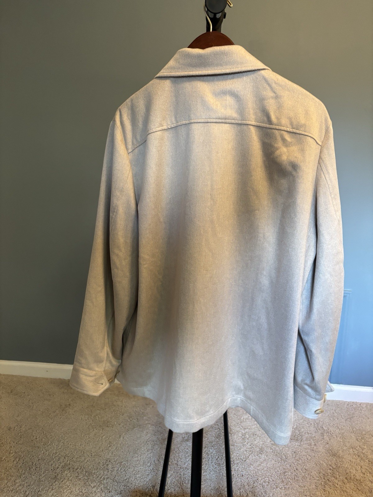 NWT Todd Snyder 100% Italian Cashmere Two-Pocket Overshirt XL *READ* - second product detail image