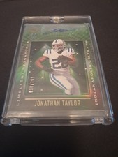 2021 Panini Illusions - Limelight Signatures Jonathan Taylor #90/199 Blue Ink