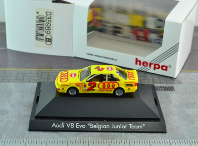 Herpa Motor Sport 035989 AUDI V8 #2 Racing Car 1:87 Scale