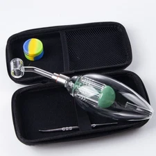 Arm Tree Perc Mini Water Bongs Glass Smoking Pipes Kit With Quartz Nail