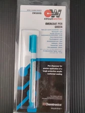 Chemtronics CW3300G Green Overcoat Pen / Acrylic Conformal Coating / Touch-Ups