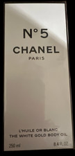 CHANEL No 5 L'Huileot or BLANC The White GoldBody Oil 8.4oz 250ml France