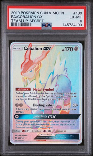 Cobalion-GX graded PSA 6 for sale on eBay