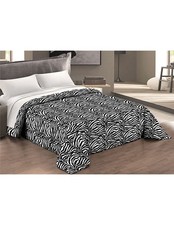 Couvre-lit matelassé ZEBRA BOW © NOIR ET BLANC Made in Italy