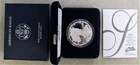 2007-W SILVER EAGLE DOLLAR PROOF COIN WITH ORIGINAL US MINT PACKAGING & COA