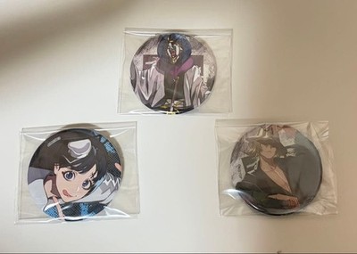 Bleach Can Badge Set Mayuri Naki Kisuke Urahara Gisele Jewel Unused