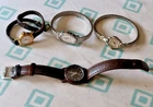 LOT Vintage Watches Wristwatches Timex Expedition Gruen Precision Wind Up LOOK