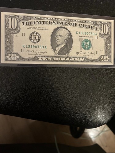 1988A Ten Dollar Schein Dallas Bank Ref# 82
