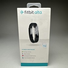 Fitbit Alta Wireless Activity and Fitness Tracker Black Size L Open Box