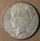$1 1928-S Peace Silver Dollar XF-AU San Francisco Mint * AvenueCoin