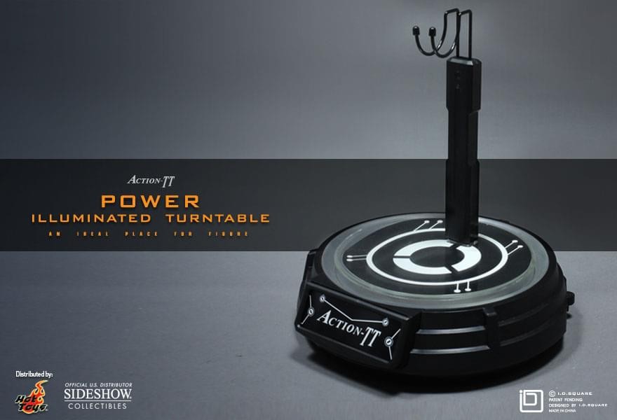 Hot Toys 1:6 Scale Figure Stand with Illuminated Turntable