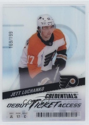 2024 Credentials Acetate Debut Ticket Access /199 Jett Luchanko Rookie RC 0yo8