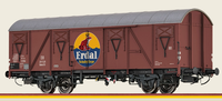 Brawa 51350 DC - Ged. GüTerwagen Glmhs50, Db, Erdal, Ep. Iii, H0 DC NEU